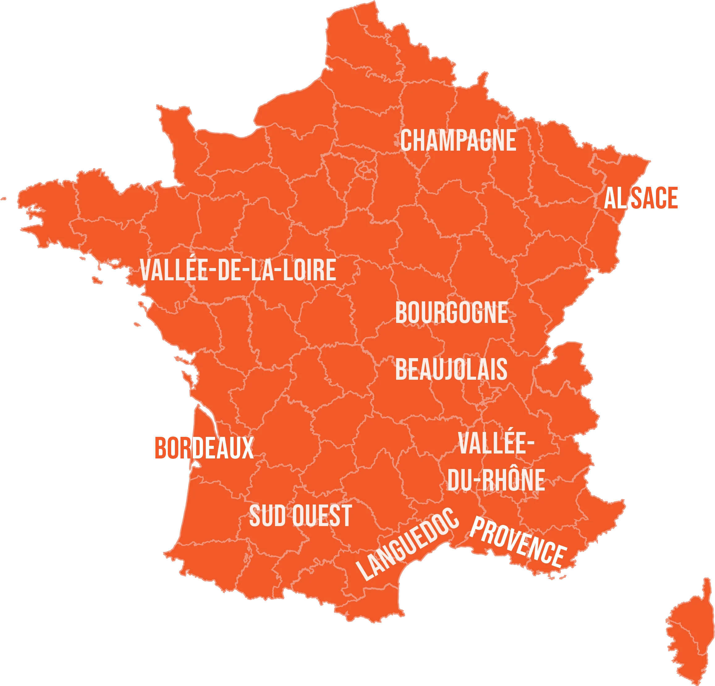 Carte des vins France Cave Aubin Decazeville Bassin Boissons